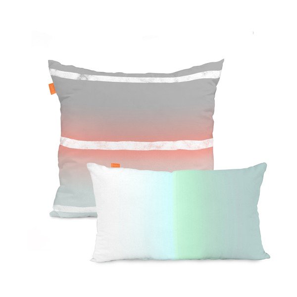 Sada 2 bavlnených obliečok na vankúš Blanc Rain-image-2