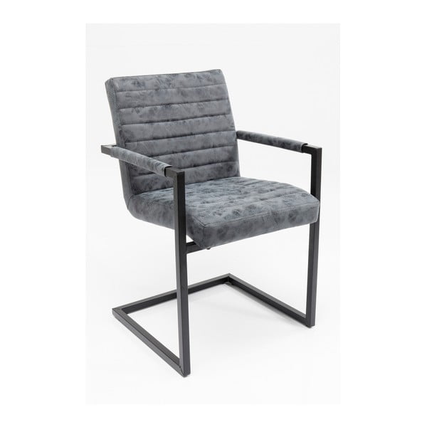 Sada 2 sivých stoličiek Kare Design Barone