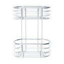 Strieborná sprchová polica Wenko Trestina, 26 x 35 cm