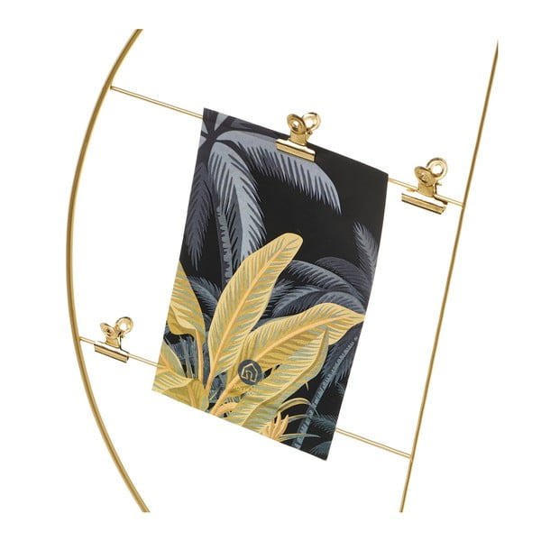 Súprava 2 kovových stojanov na fotky v zlatej farbe Casa Selección-image-1