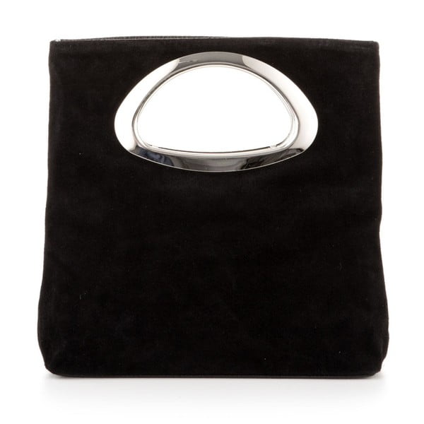 Čierna kožená kabelka Giulia Bags Torino
