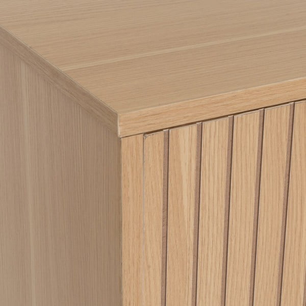 TV stolík v dekore duba v prírodnej farbe 120x45x40 cm Mid-Lines – Casa Selección-image-3