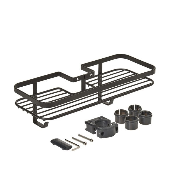 Čierna kúpeľňová polica Metaltex Origin-image-3