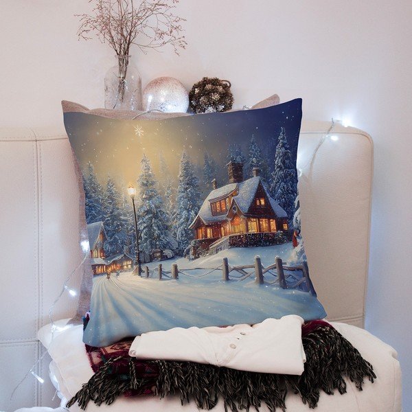Obliečka na vankúš s vianočným motívom 43x43 cm – Mila Home-image-3