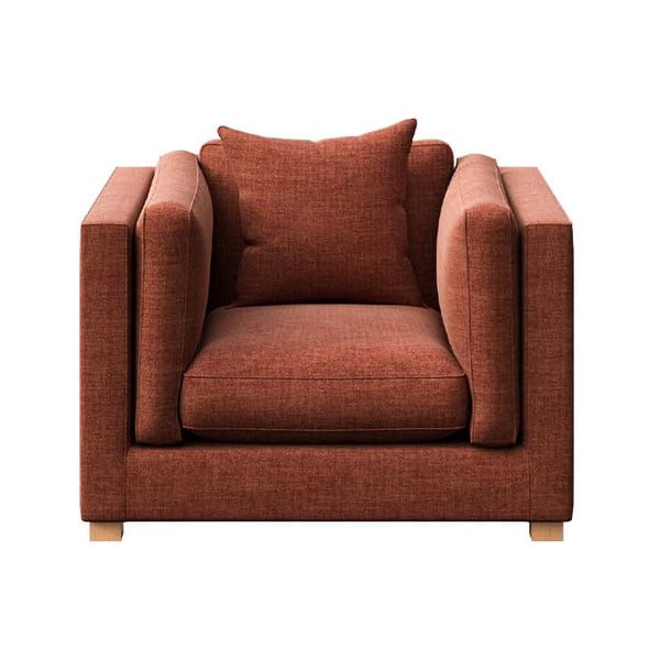 Relaxačné kreslo v tehlovej farbe Pomo – Ame Yens