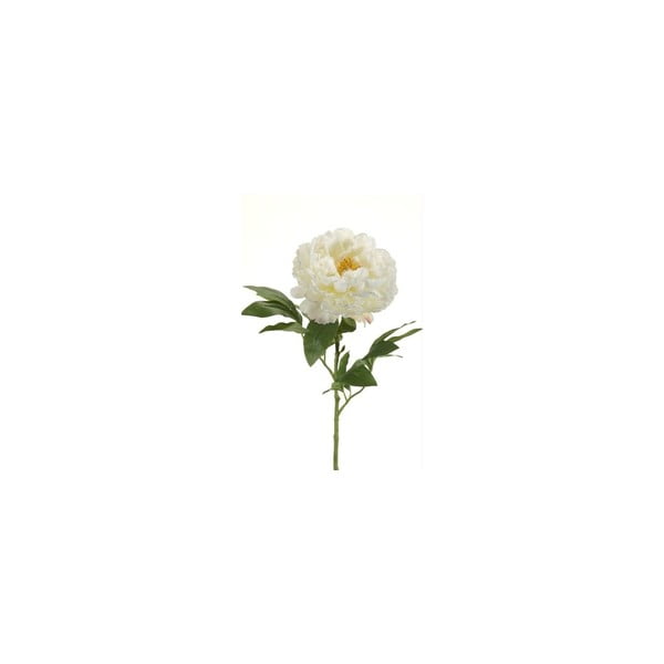 Umelý kvet Pivónia, krémová