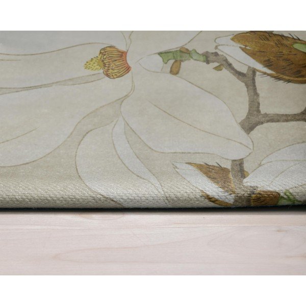 Zeleno-béžový koberec behúň 135x55 cm Bird - Velvet Atelier-image-3