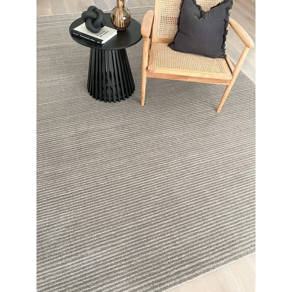 Sivý vlnený koberec 160x240 cm Calisia M Ribs – Agnella-image-1