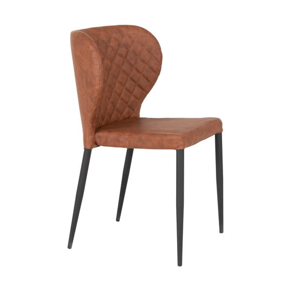 Koňakovohnedé jedálenské stoličky v súprave 4 ks Pisa – House Nordic-image-2