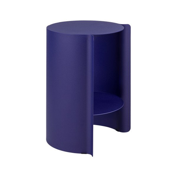 Oceľový okrúhly odkladací stolík ø 32 cm Wa – noo.ma-image-2