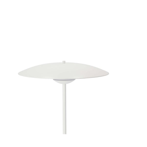 Biela LED stojacia lampa s kovovým tienidlom (výška 140 cm) Lund – Candellux Lighting-image-3