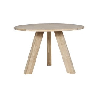 Jedálenský stôl z dubového dreva WOOOD Rhonda, Ø 129 cm