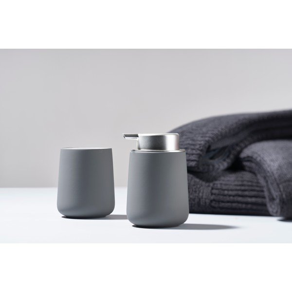 Tmavosivý pohárik na zubné kefky Zone Nova-image-1