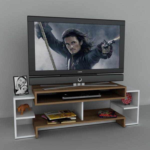 Stolík na televízor Libra White, 29,5x140x46,8 cm
