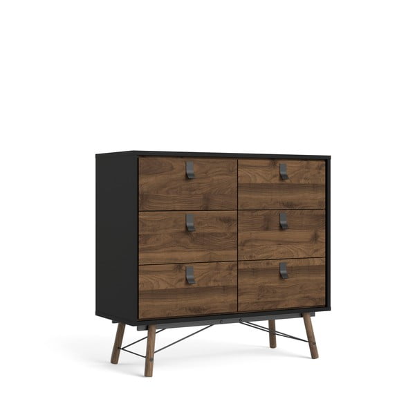 Tmavohnedá komoda Tvilum Ry, 102 x 95 cm-image-3
