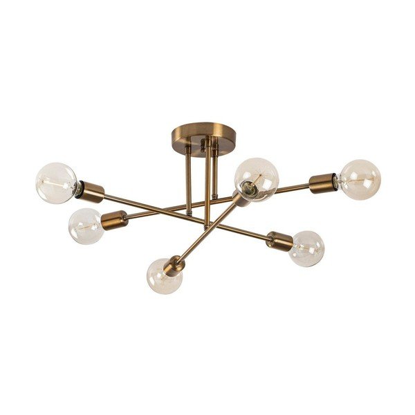 Stropné svietidlo v zlatej farbe 64x64 cm Flower – Opviq lights