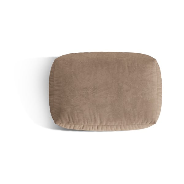 Svetlohnedá zamatová modulárna podnožka Martina – Micadoni -image-2