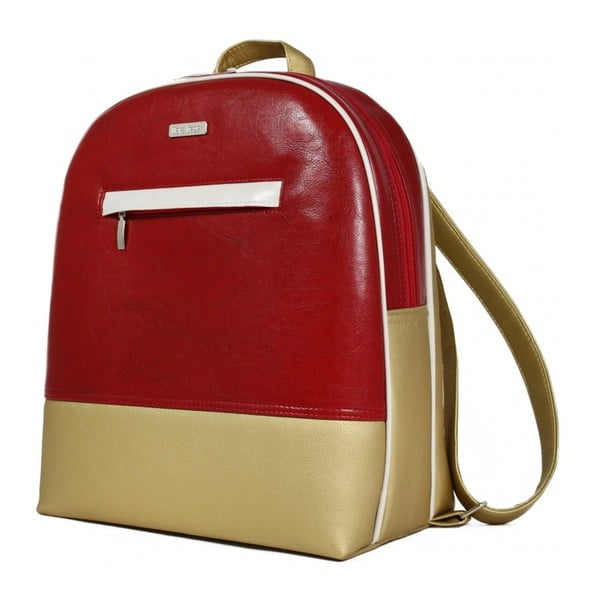 Červeno-zlatý batoh Dara bags Coco No.8