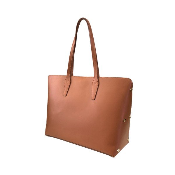 Hnedá kožená kabelka Maison Bag Nola-image-3