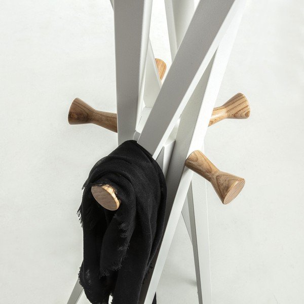 Biely vešiak Kave Home Benzara-image-1