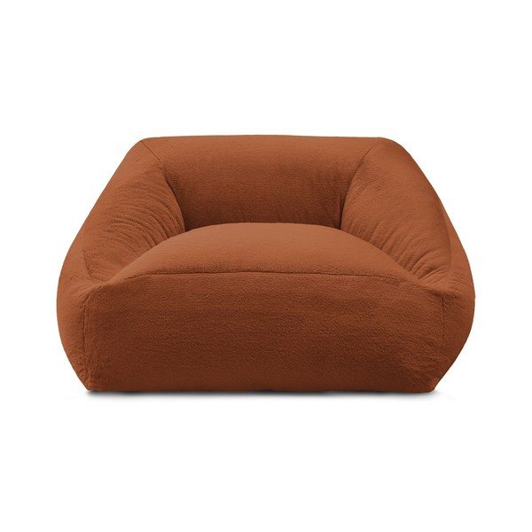 Oranžový sedací vak z umelej kožušiny Lilibet – Bobochic Paris-image-3