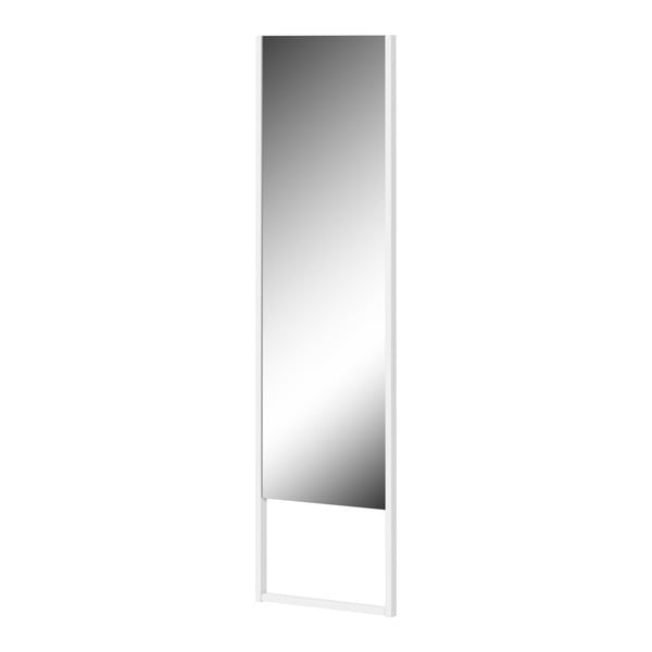 Stojacie zrkadlo s bielym rámom Germania Monteo, výška 194 cm