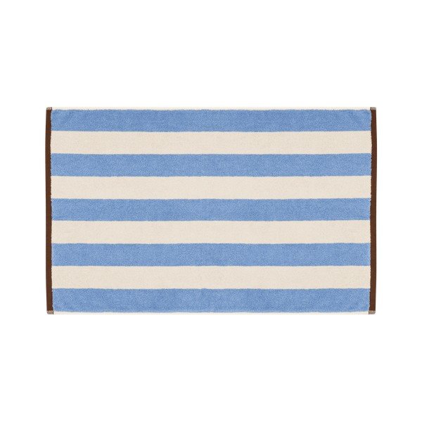 Modrá textilná kúpeľňová predložka 50x80 cm Gobo – noo.ma