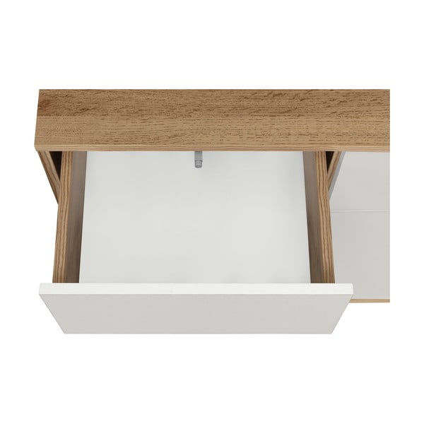 Kredenc v dekore duba v bielo-prírodnej farbe 84x165 cm Skandi – Støraa-image-3