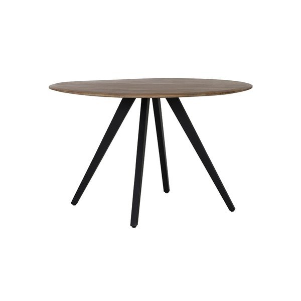 Okrúhly jedálenský stôl s doskou z akácie v prírodnej farbe ø 120 cm Mimoso – Light & Living-image-4