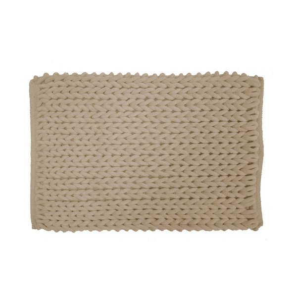 Svetlohnedá kúpeľňová predložka 50x80 cm Ariel – douceur d'intérieur