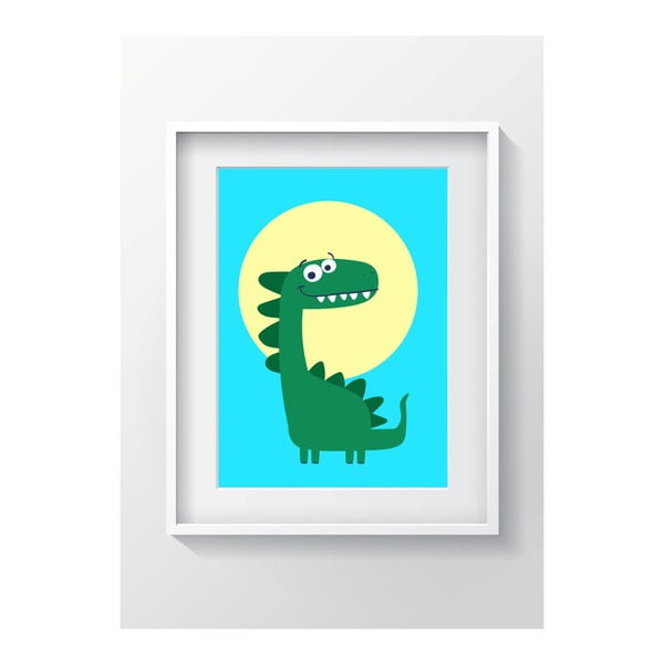 Nástenný obraz OYO Kids Dino Adventures, 24 x 29 cm