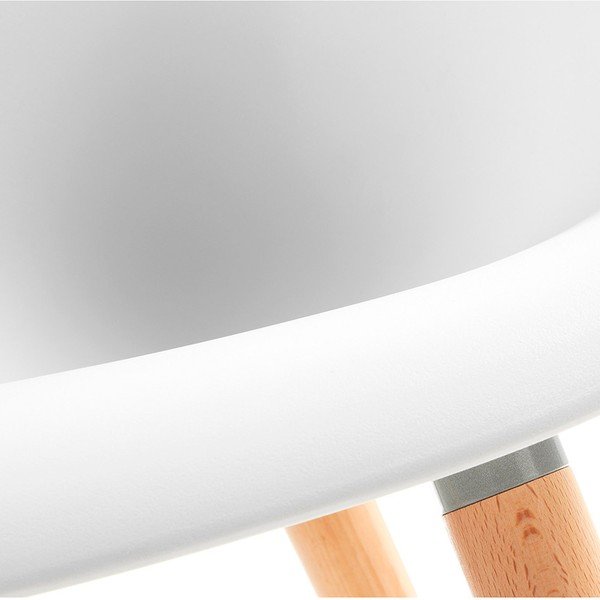 Biele kreslo s nohami z bukového dreva Kave Home Kenna-image-4