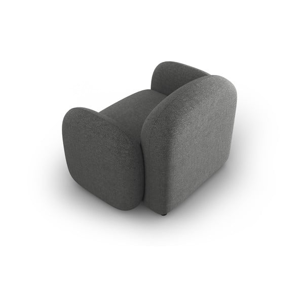 Tmavosivé kreslo Blair – Micadoni Home-image-4