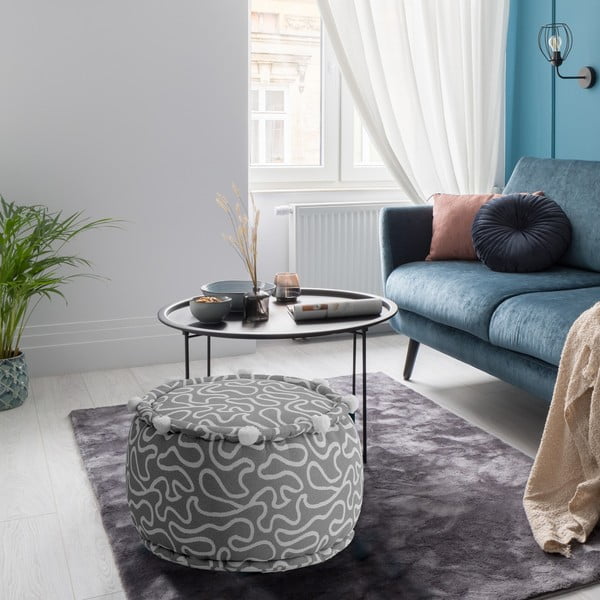 Svetlosivý taburet Tangle – Tomasucci-image-2