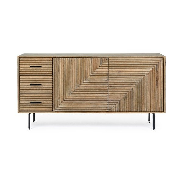 Komoda z mangového dreva v prírodnej farbe 160x83x40 cm Darsey – Bizzotto-image-1