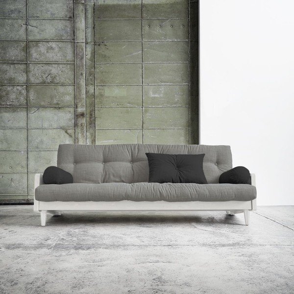 Rozkladacia pohovka Karup Indie White/Granite Grey/Dark Grey-image-1