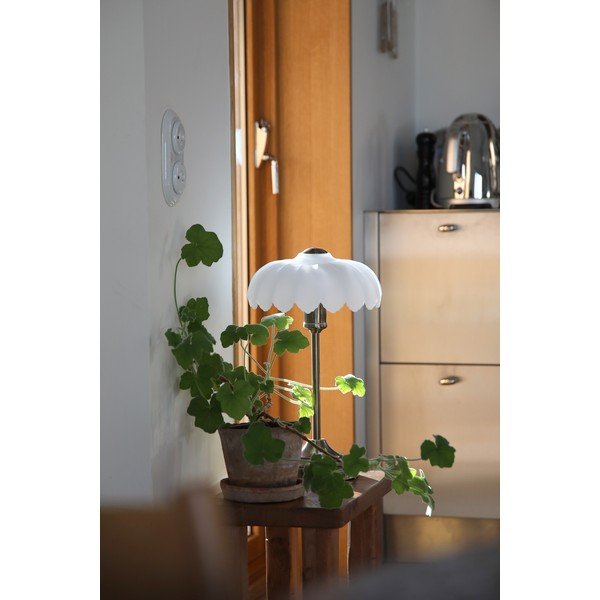 Krémovobiela/v mosadznej farbe stolová lampa (výška  43 cm) Kurage – Markslöjd-image-2