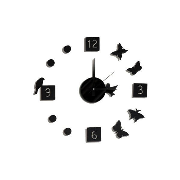 Nástenné nalepovacie hodiny Mauro Ferretti Animals, ⌀ 50 cm