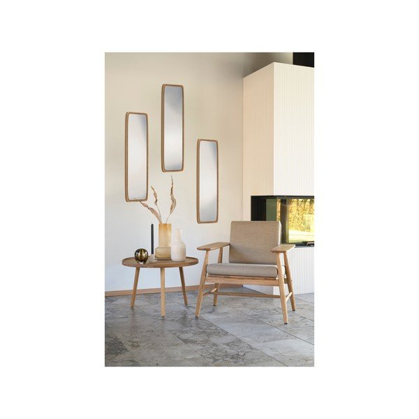 Nástenné zrkadlo s dreveným rámom 23x80 cm Bodo – Villa Collection-image-2