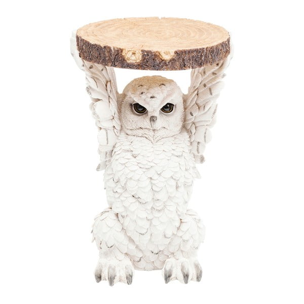 Odkladací stolík v tvare zvieraťa Kare Design Owl, Ø 35 cm
