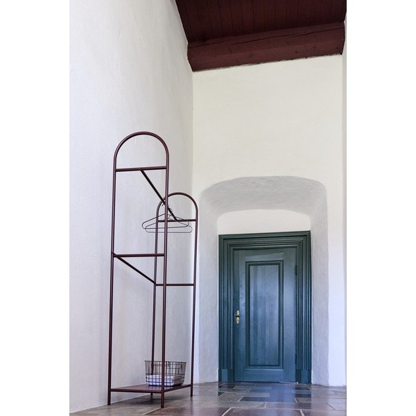 Vínovočervený kovový stojan na oblečenie 92x186x39 cm Arch – Mette Ditmer Denmark-image-3
