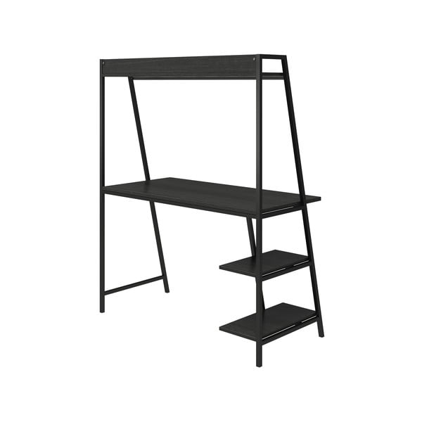 Pracovný stôl nástenný s doskou v dubovom dekore 51x111 cm Bushwick – Novogratz-image-4