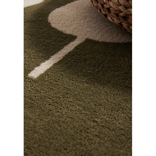 Kaki detský koberec 120x170 cm Lovely Leaves – Hanse Home-image-3