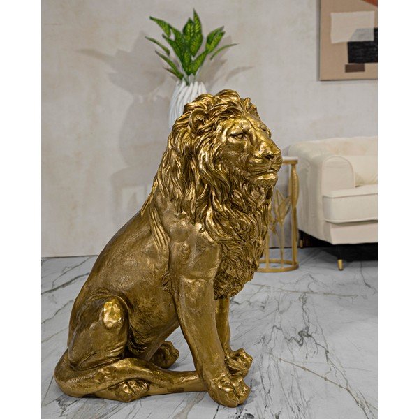 Soška z polyresínu 80 cm Lion – Mauro Ferretti-image-1