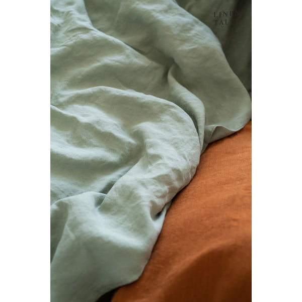 Detská zelená ľanová plachta Linen Tales Nature, 60 x 120 cm-image-2