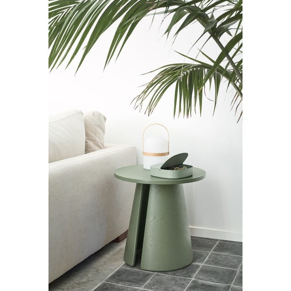 Zelený odkladací stolík Teulat Cep, ø 50 cm-image-1