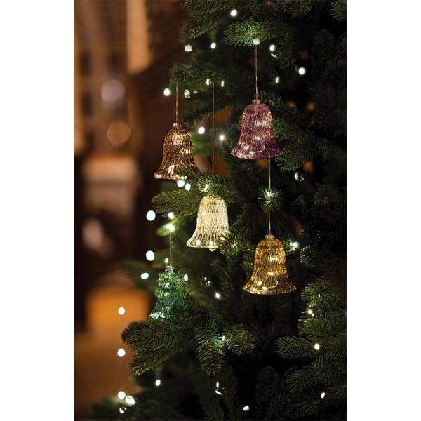 Vínovočervená svetelná dekorácia ø 9 cm Luna  – Sirius-image-1