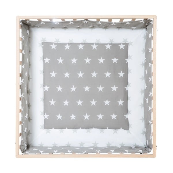 Detská ohrádka v prírodnej farbe 100x100 cm – Roba-image-3