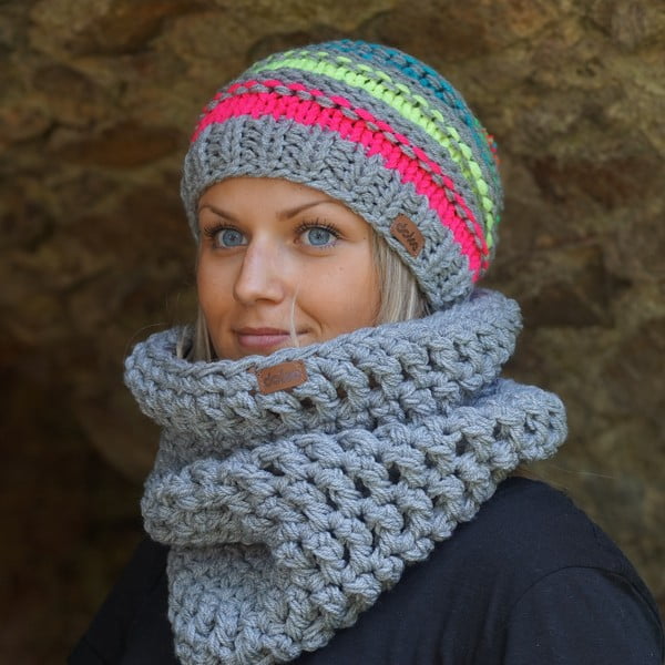 Ručne pletená čapica DOKE Lu-image-1