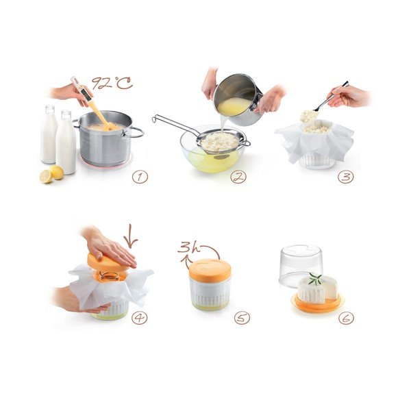 Set na prípravu čerstvého syra Della Casa – Tescoma-image-3